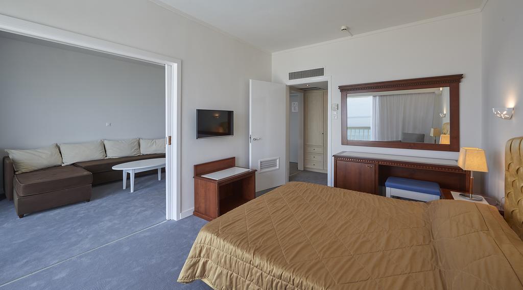 Tinos Beach Hotel Bagian luar foto