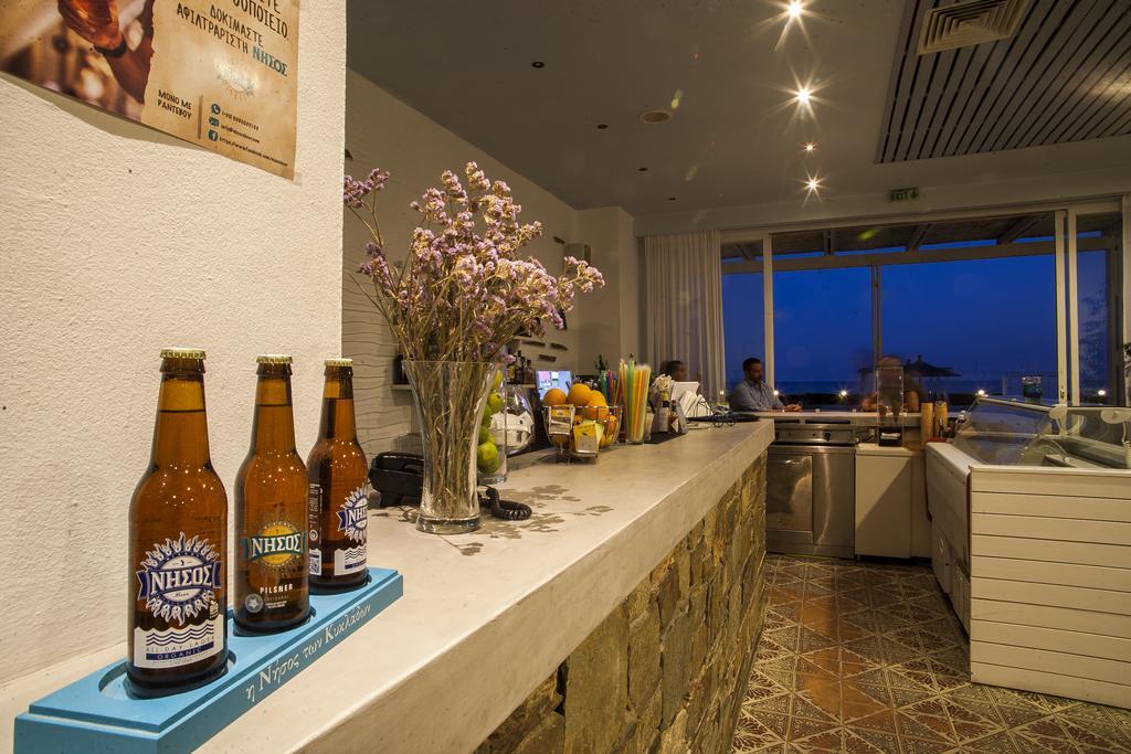Tinos Beach Hotel Bagian luar foto