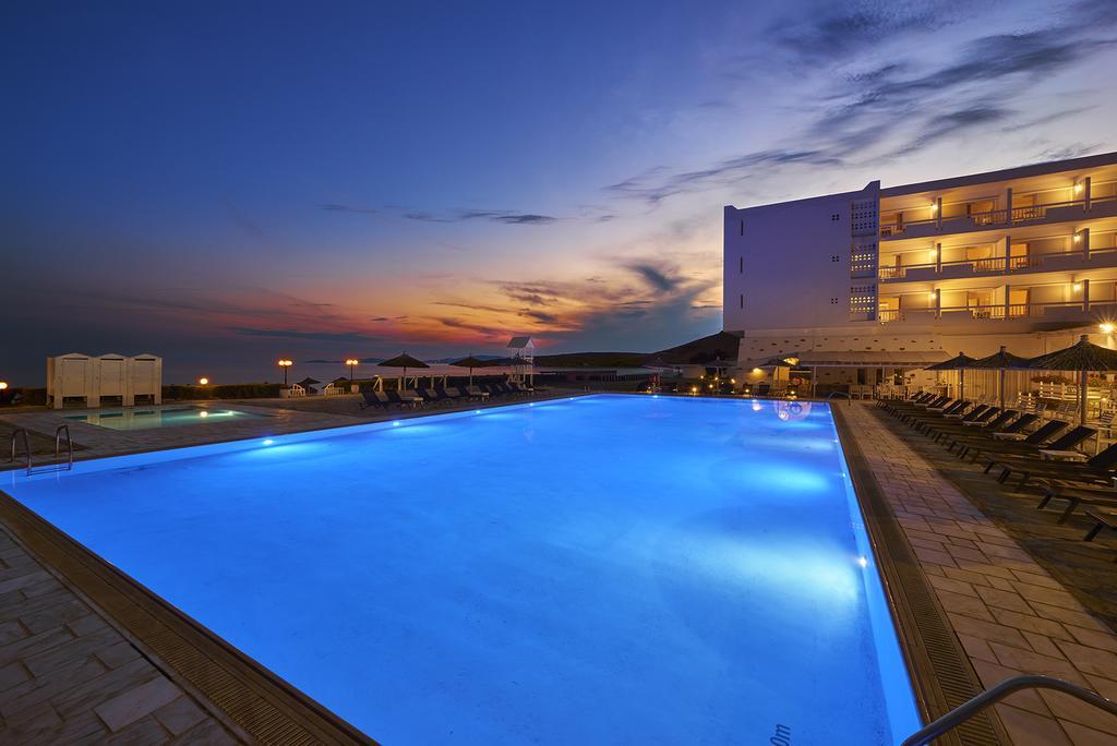 Tinos Beach Hotel Bagian luar foto